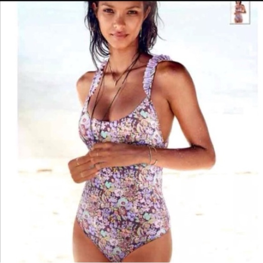 Victorias Secret Floral Swimsuit size M